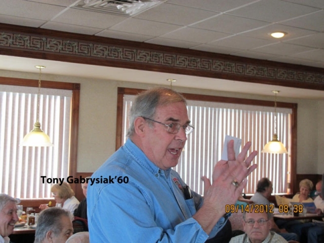 Tony Gabrysiak at Blackshirt Breakfast Group
9/14/2012