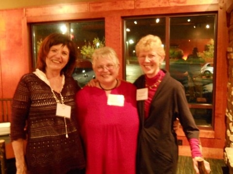 Marge Maas Pichotta, Bonnie Zeller Remitz and Helen Lyngaas Myers