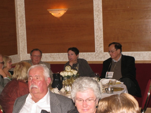 (In background) Tom Leberman, Susan and David Dumbleton.  In foreground _____ and _____