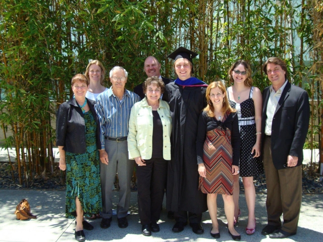 Doris Laufenberg Stoddard and family at nephew Jason Youngs  graduation