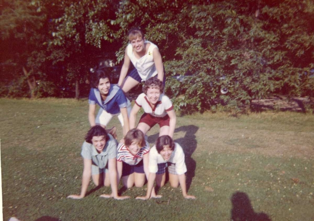 top- Judy Gorrell;
middle- Barb Thomas, Kitty Burke
bottom row- Barb Howell, ?, Bonnie Mongomery