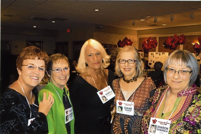 Jeanine (Witt) Wilson, Karen (Schantz) Pfeffer, Karla (Piepenburg) Meyst, Diane (Soder) OMara & Sharon (Gendrich) Drawz